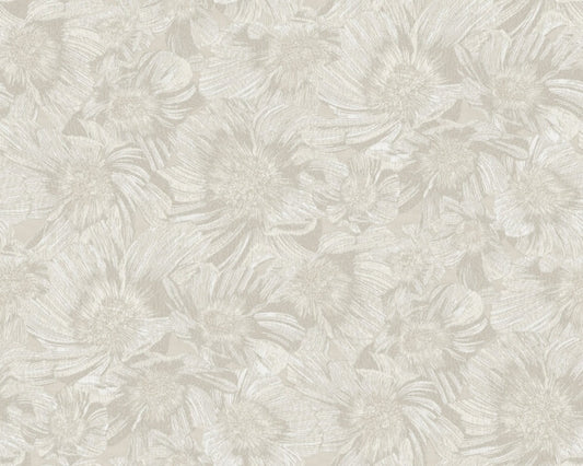 Anemoni White Wallpaper