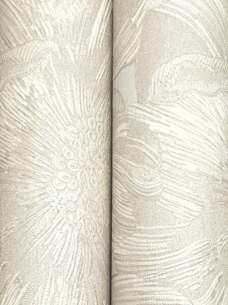 Anemoni White Wallpaper