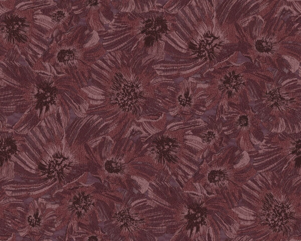 Anemoni Burgundy Wallpaper