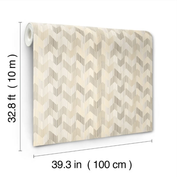 Betulle Beige Wallpaper