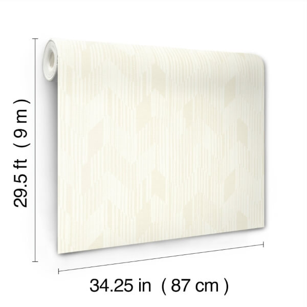 Birch White Wallpaper