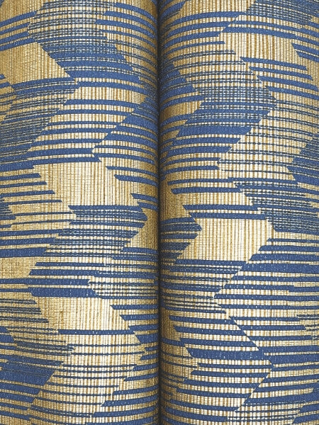 Birch Blue Wallpaper