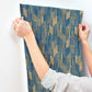 Birch Blue Wallpaper