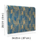 Birch Blue Wallpaper