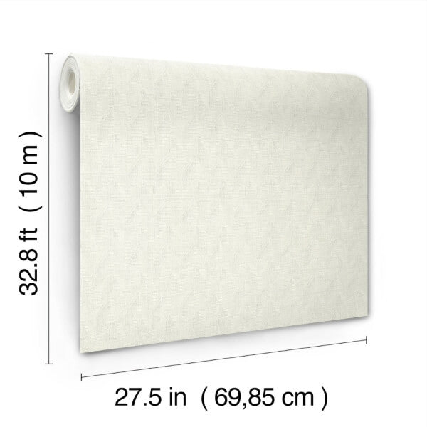 Sestriere Cool White Wallpaper