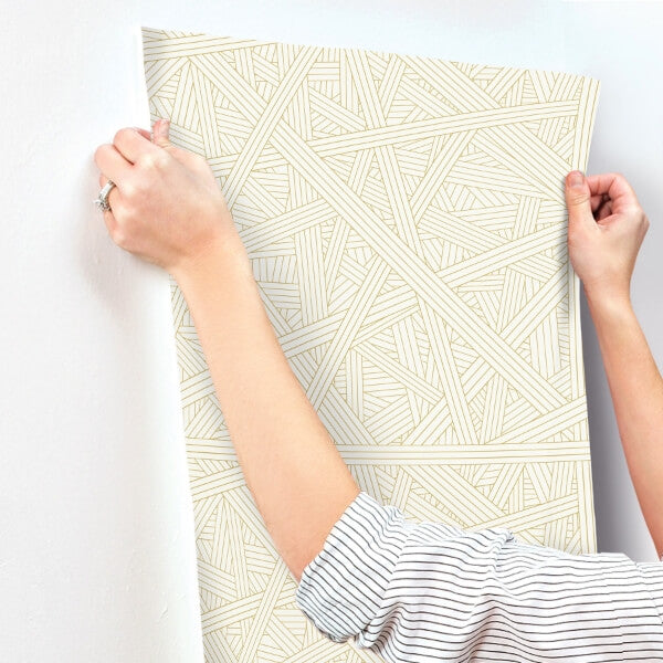 Nastri White Wallpaper
