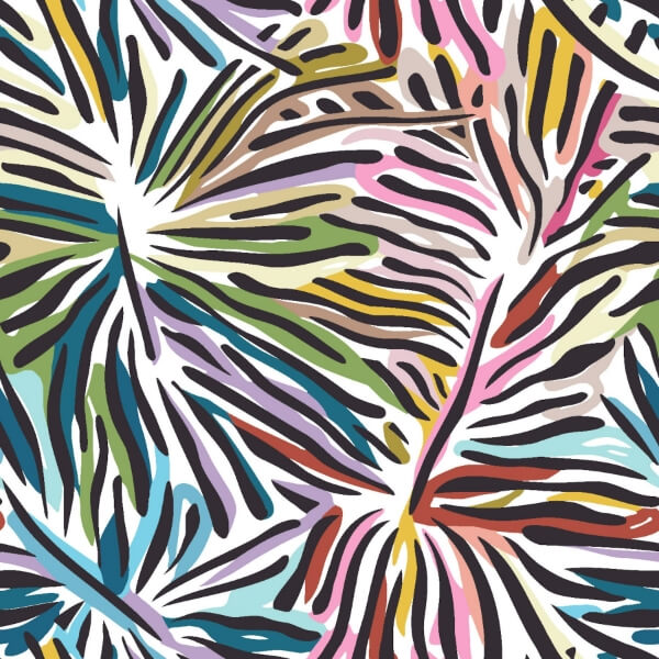 Flora Multicolor Wallpaper