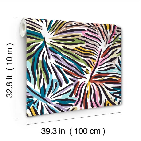 Flora Multicolor Wallpaper