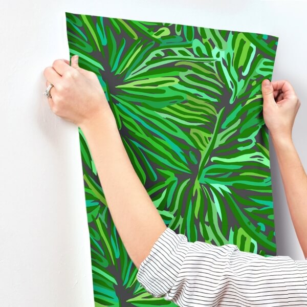 Flora Green Wallpaper