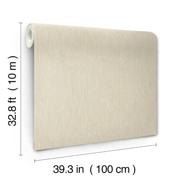 Linen Beige Wallpaper