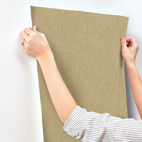 Linen Golden Wallpaper
