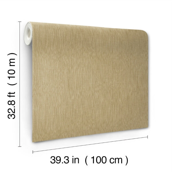Linen Golden Wallpaper