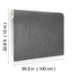 Linen Charcoal Wallpaper