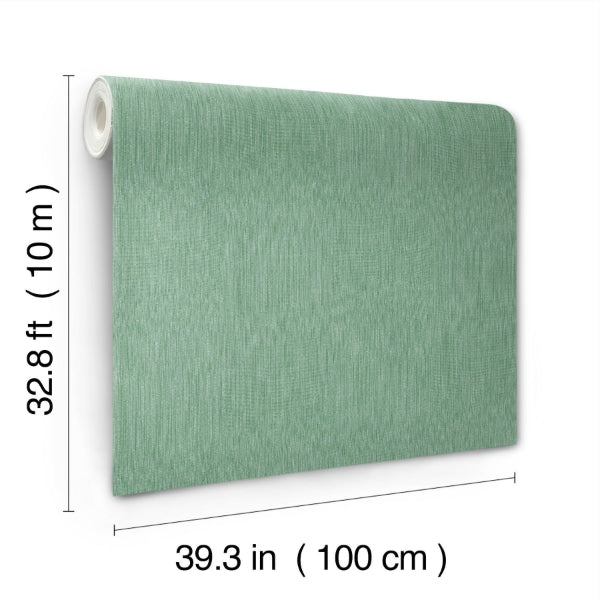 Linen Green Wallpaper