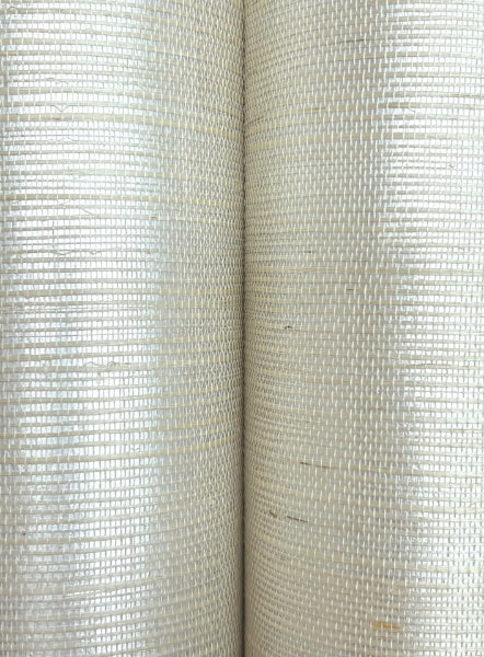 Raffia White Wallpaper