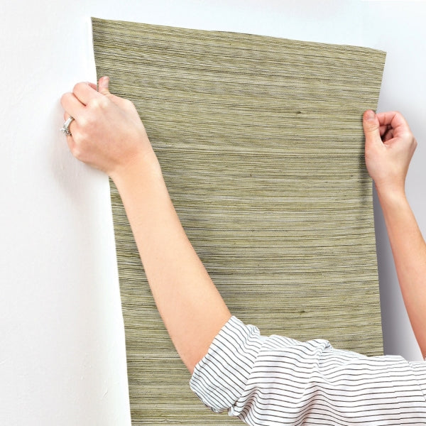 Raffia Charcoal Wallpaper