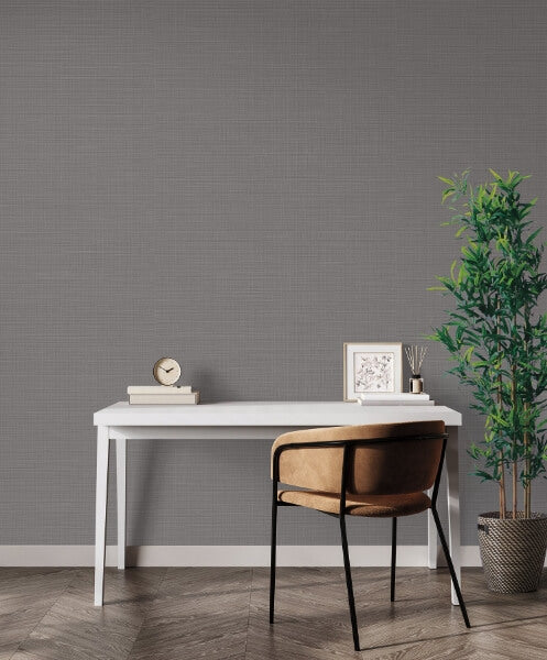 Meadowbrook Charcoal Wallpaper