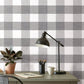 Weft And Weave Charcoal Wallpaper