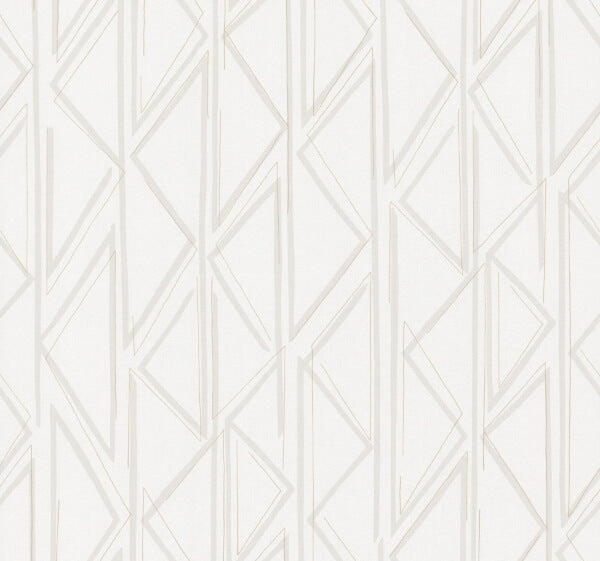 Side By Side Whitewash Wallpaper