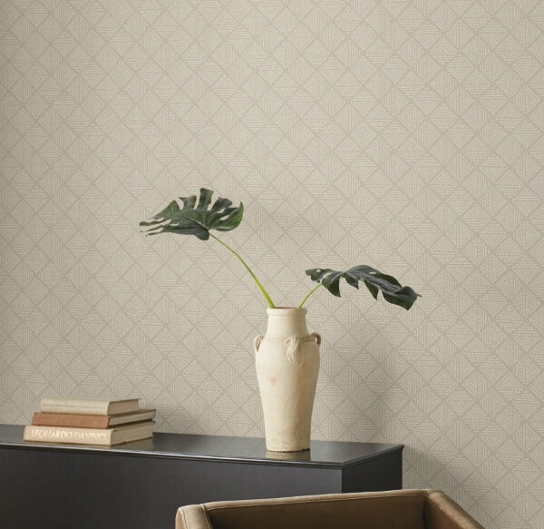 Center Square Yarn Wallpaper