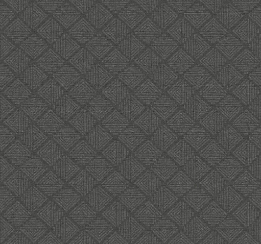 Center Square Charcoal Wallpaper