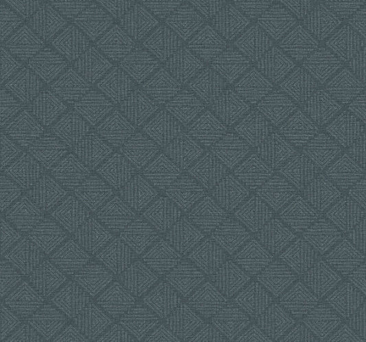 Center Square Indigo Wallpaper