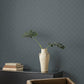 Center Square Indigo Wallpaper