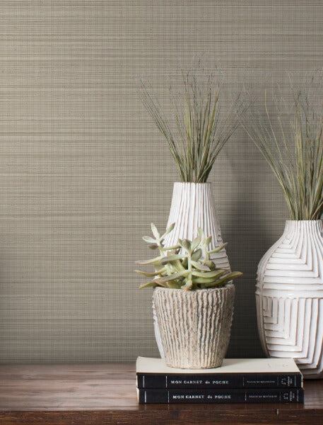 Loomed Wheat Wallpaper