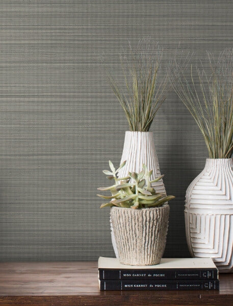 Loomed Ash Wallpaper