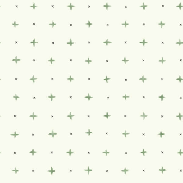 Cross Stitch Green Wallpaper