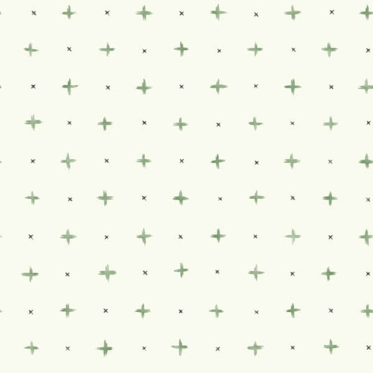Cross Stitch Green Wallpaper