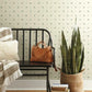 Cross Stitch Green Wallpaper
