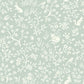 Fox & Hare Green Wallpaper