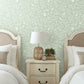 Fox & Hare Green Wallpaper