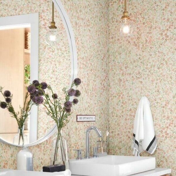 Meadow Pink Wallpaper