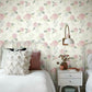 Watercolor Roses Pink Wallpaper