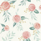 Watercolor Roses Red Wallpaper