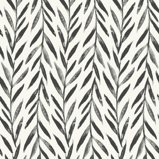 Willow Black Wallpaper