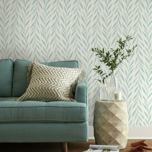 Willow Blue Wallpaper