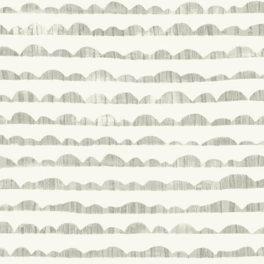 Hill & Horizon Grey Wallpaper