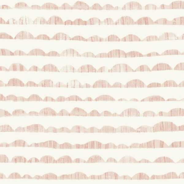 Hill & Horizon Pink Wallpaper