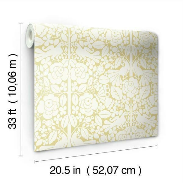 Fairy Tales Yellow Wallpaper