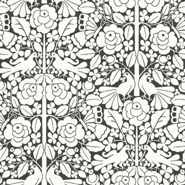 Fairy Tales Black Wallpaper