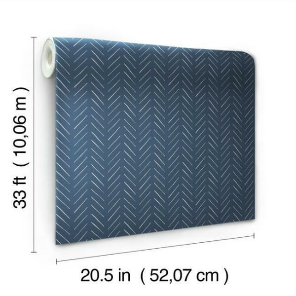 Pick-Up Sticks Blue Wallpaper