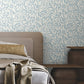 Olive Mill Sky Blue Wallpaper