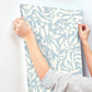 Olive Mill Sky Blue Wallpaper