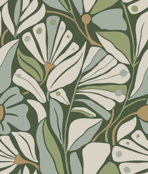 Cabana Club Lush Wallpaper