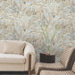 Lotus Land Cacti Sky Blue Wallpaper