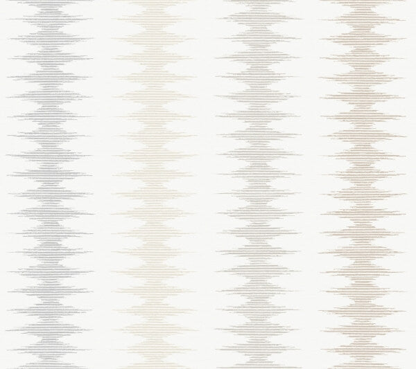 Woven Desert Sand & Fog Wallpaper