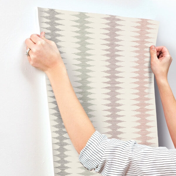 Woven Desert Rose Wallpaper